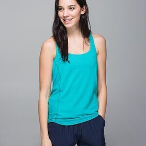 Lululemon Blue Tropics Wild Tank Size 8